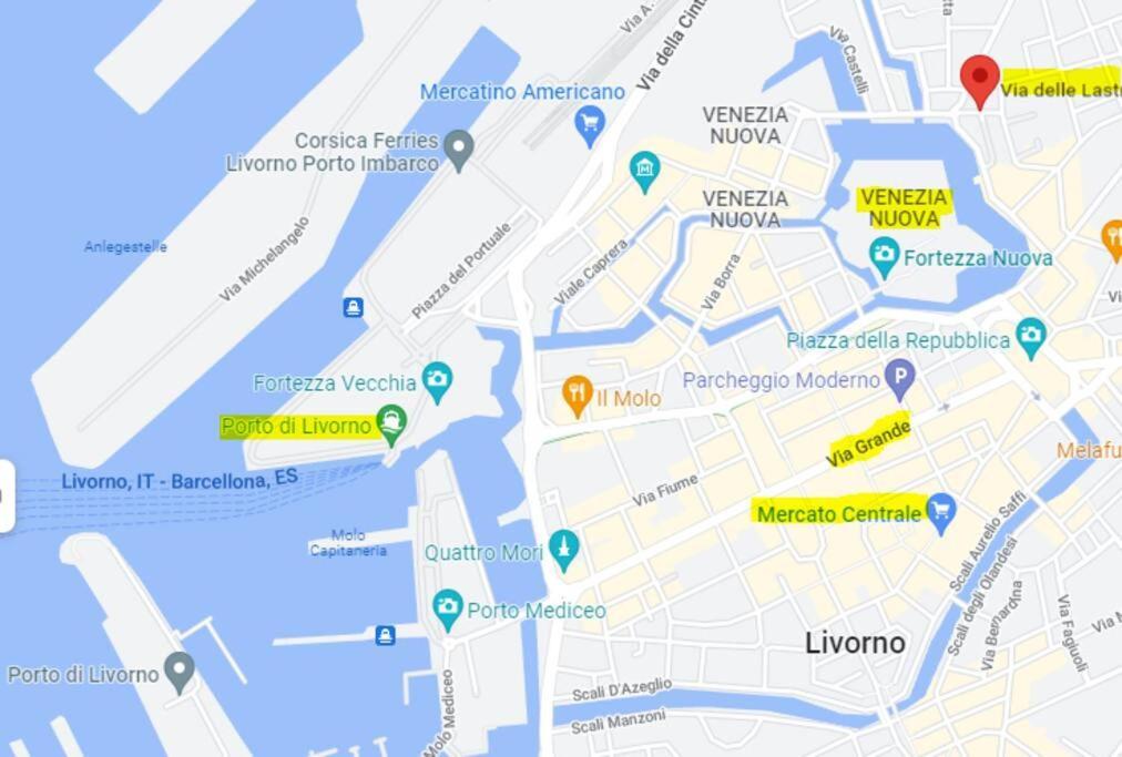 Loft Cianosi - Appartamento Nel Cuore Di Livorno Kültér fotó