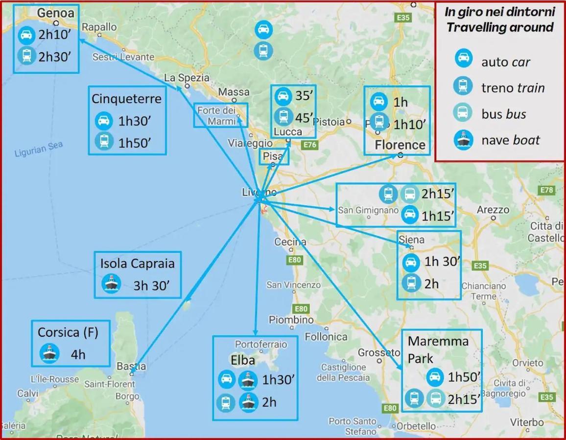 Loft Cianosi - Appartamento Nel Cuore Di Livorno Kültér fotó